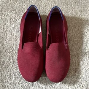 Rothy's Women's The OG Loafer Red Size 8 Slip On Comfy Flats